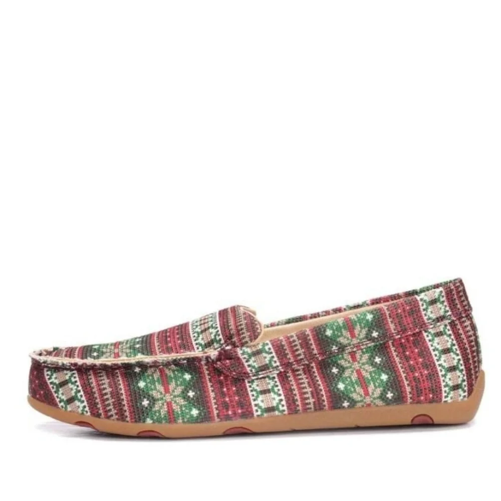 Twisted X Western Slippers Womens Loafers Canvas Multi Color WSR0005 - Picture 8 of 10
